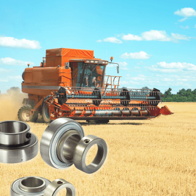 Self-aligning bearings for agriculture