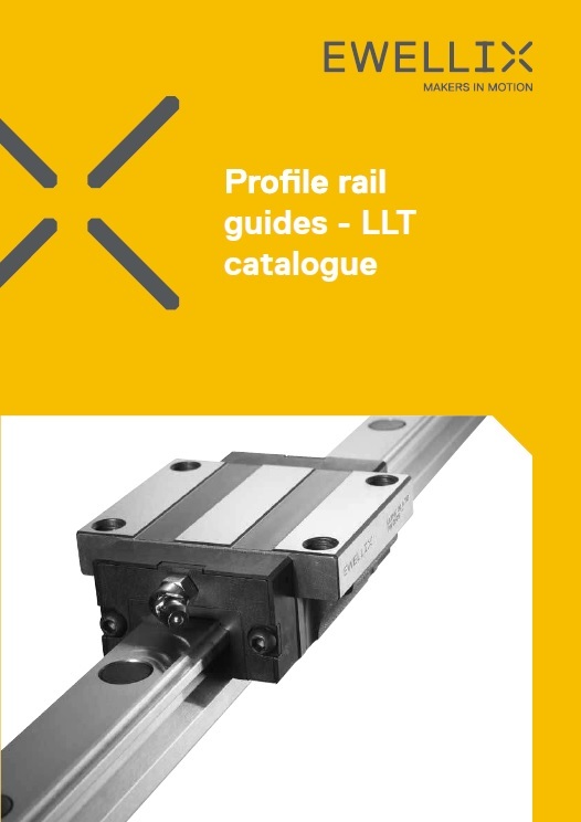 Katalog prowadnic szynowych profilowanych LLT Ewellix (SKF)