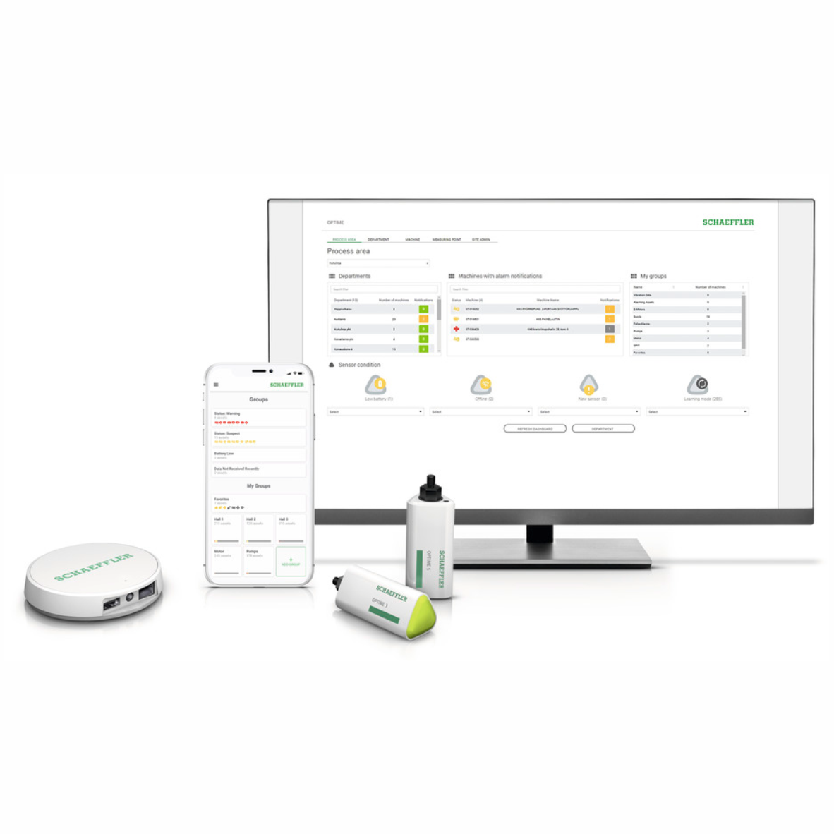 Schaeffler Optime - Nadzór nad parkiem maszyn