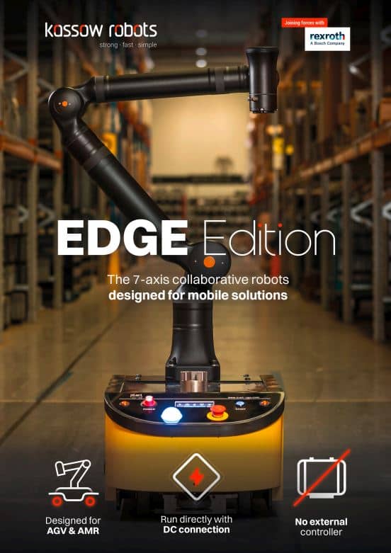 Roboty przemysłowe Seria EDGE firmy Kassow Robots
