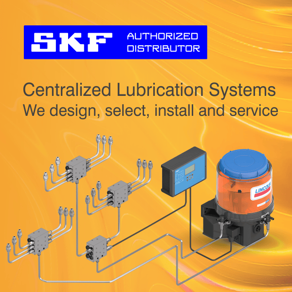 SKF Central Lubrication Systems – we design, select, install and service.