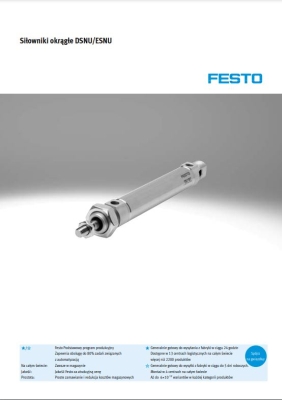 Siłowniki okrągłe Festo DSNU