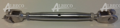 Śruba rzymska NIRO A4 - widełki M16