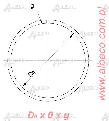 Ferrari part 11059676 - Circlip Seeger Ring D.37 | Maranello Classic Parts