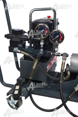 Bearing puller/pusher BETEX BPP 100 tons with solenoid valve, excl. acc.