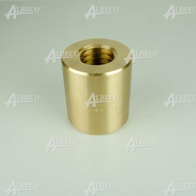 Tr50x8 LH cylindryczna, brąz