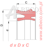 2UN 25x35x10,4 PU